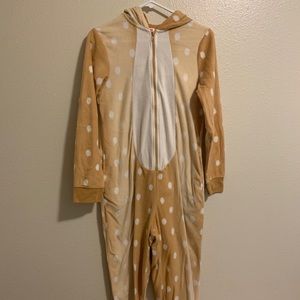 Adult Onsie Deer Pajamas